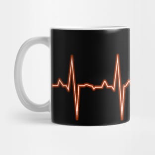 Pumpkin Heartbeat Halloween Mug